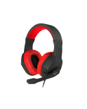 Genesis  Gaming Headset Argon 200, 2 x 3 pin 3,5 mm stereo mini-jack, NSG-0900, Red, Wired, Built-in microphone