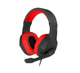 Genesis  Gaming Headset Argon 200, 2 x 3 pin 3,5 mm stereo mini-jack, NSG-0900, Red, Wired, Built-in microphone