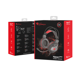 Genesis | Wired | Over-Ear | Gaming Headset  Neon 350 | NSG-0943