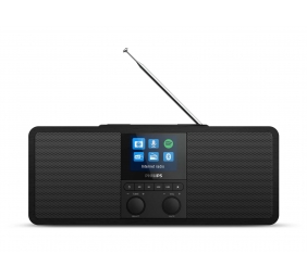 Philips Internet radio TAR8805/10 Spotify Connect, DAB+ radio, DAB and FM Bluetooth, 6W, wireless Qi charging, color display, built-in clock function, AC powered