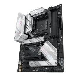 Asus | ROG STRIX B550-A GAMING | Processor family AMD | Processor socket AM4 | DDR4 DIMM | Memory slots 4 | Supported hard disk drive interfaces 	SATA, M.2 | Number of SATA connectors 6 | Chipset AMD B550 | ATX