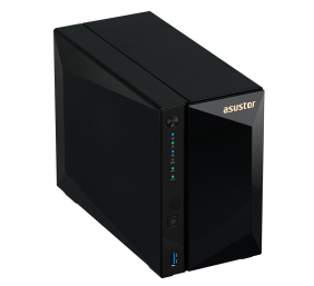 Asus Asustor Tower NAS AS4002T up to 2 HDD/SSD, Marvell, ARMADA-7020, Processor frequency 1.6 GHz, 2 GB, DDR4, Black