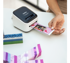 Brother VC-500W | Colour | ZINK Zero-Ink | Label Printer | Wi-Fi | Black/ grey