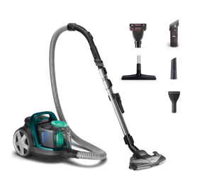Philips | Vacuum cleaner | PowerPro Active FC9556/09 | Bagless | Power 900 W | Dust capacity 1.5 L | Blue