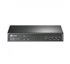 TP-Link TL-SF1009P 9-Port 10/100Mbps Desktop Šakotuvas su 8-Port PoE+