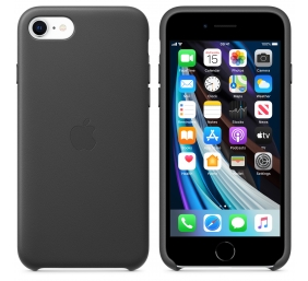 iPhone SE Leather Case - Black