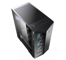 MSI MPG GUNGNIR 110R PC Case, Mid-Tower, USB 3.2, Black | MSI | MPG GUNGNIR 110R | Black | ATX | Power supply included No