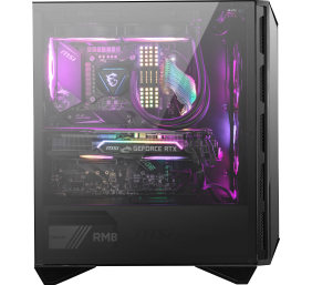MSI MPG GUNGNIR 110R PC Case, Mid-Tower, USB 3.2, Black | MSI | MPG GUNGNIR 110R | Black | ATX | Power supply included No