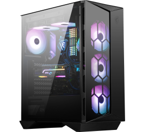 MSI MPG GUNGNIR 110R PC Case, Mid-Tower, USB 3.2, Black | MSI | MPG GUNGNIR 110R | Black | ATX | Power supply included No