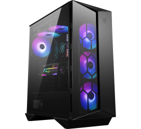 MSI MPG GUNGNIR 110R PC Case, Mid-Tower, USB 3.2, Black | MSI | MPG GUNGNIR 110R | Black | ATX | Power supply included No