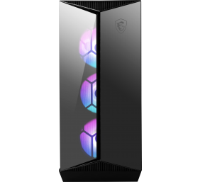 MSI MPG GUNGNIR 110R PC Case, Mid-Tower, USB 3.2, Black | MSI | MPG GUNGNIR 110R | Black | ATX | Power supply included No