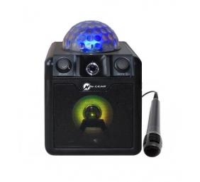 N-Gear | Portable Bluetooth and Disco Karaoke Speaker | The Disco Block 410 | 50 W | Bluetooth | Black | Wireless connection