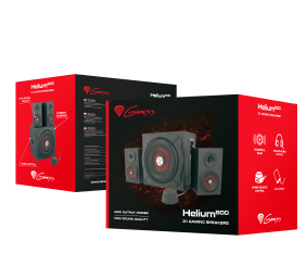 Genesis Computer speakers 2.1 Helium 600 NCS-0856 60 W Black, red