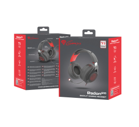 GENESIS Gaming Headset RADON 610, Wired, Balck/Red | Genesis | Gaming Headset | RADON 610