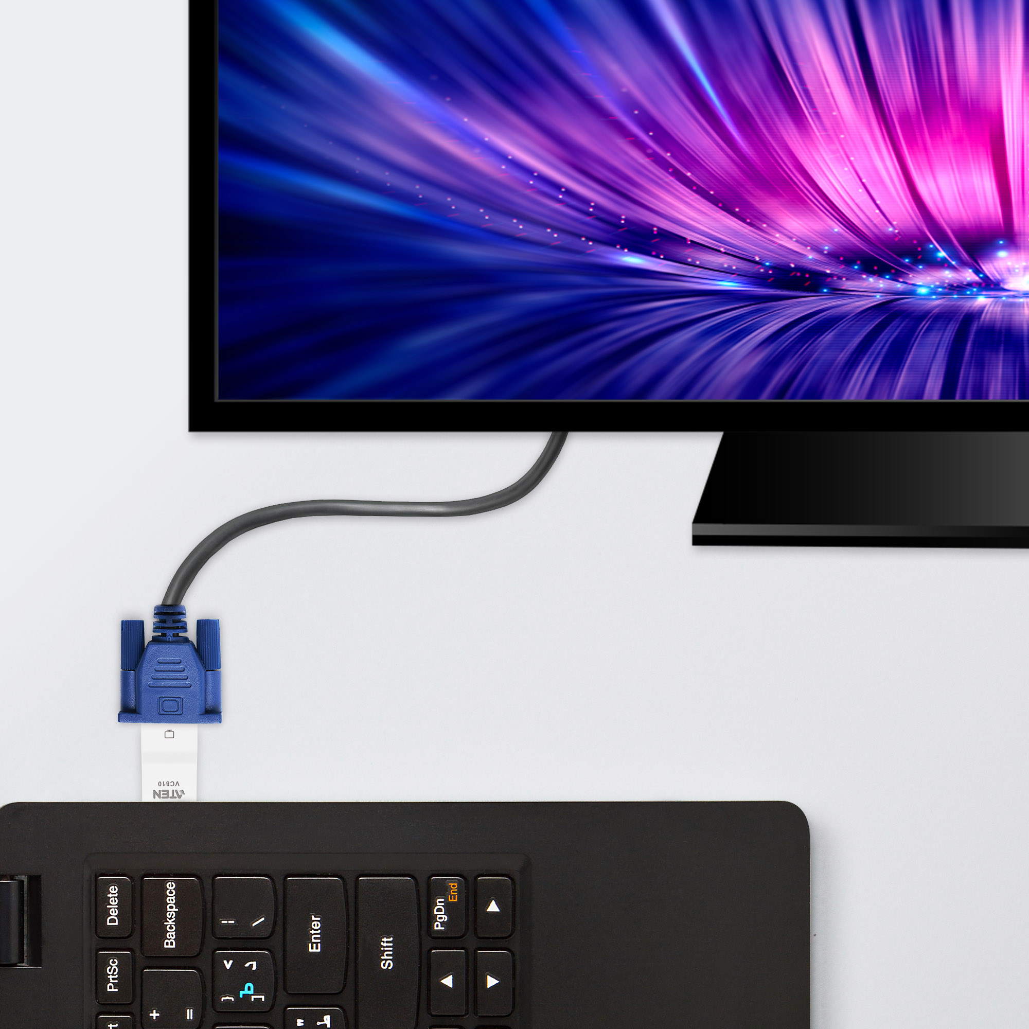 Aten HDMI to VGA Converter | Aten | HDMI to VGA Adapter | White