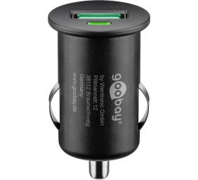 Quick Charge QC3.0 USB car fast charger | Cigarette lighter Male | USB 2.0 Female (Type A)