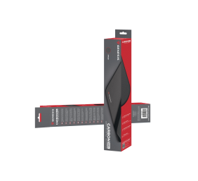 Genesis | Carbon 500 L | Mouse pad | 400 x 2.5 x 330 mm | Black
