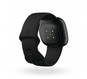 Fitbit Versa 3 Smart watch NFC GPS (satellite) AMOLED Touchscreen Activity monitoring 24/7 Waterproof Bluetooth Wi-Fi Black/Black Aluminum