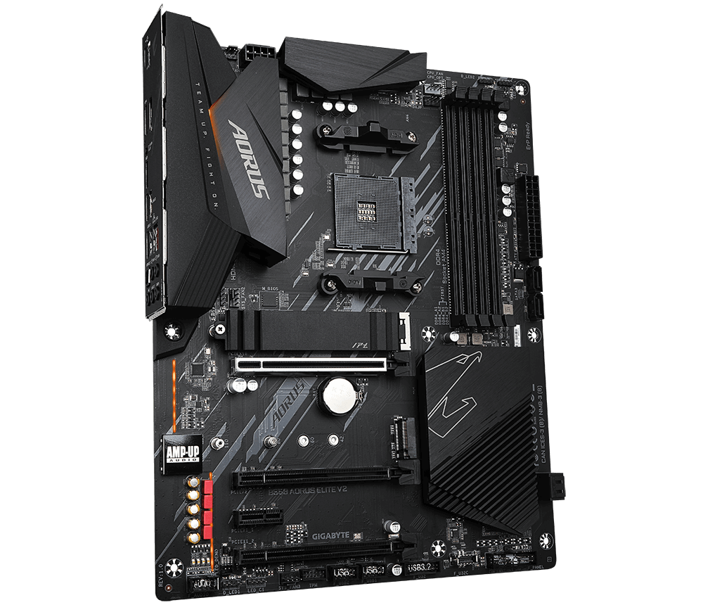 Gigabyte | B550 AORUS ELITE V2 1.0 | Processor family AMD | Processor socket AM4 | DDR4 DIMM | Memory slots 2 | Chipset AMD B | ATX