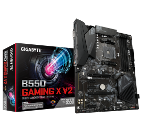 Gigabyte | B550 GAMING X V2 | Processor family AMD | Processor socket AM4 | DDR4 DIMM | Memory slots 4 | Chipset AMD B | ATX