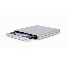 Gembird | External USB DVD Drive | DVD-USB-02-SV | Interface USB 2.0 | DVD±RW (±R DL) / DVD-RAM | CD read speed 24 x | CD write speed 24 x | Silver