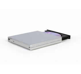 Gembird | External USB DVD Drive | DVD-USB-02-SV | Interface USB 2.0 | DVD±RW (±R DL) / DVD-RAM | CD read speed 24 x | CD write speed 24 x | Silver