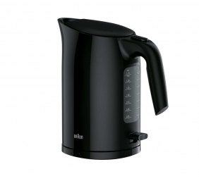 Braun | Kettle | WK3100BK PurEase | Standard | 2200 W | 1.7 L | Plastic | 360° rotational base | Black