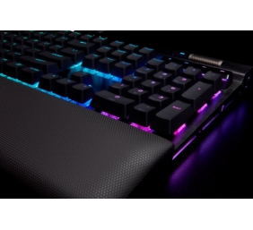 Corsair | Mechanical Gaming Keyboard | K100 RGB Optical | Wired | Mechanical Gaming Keyboard | US | Black/Red