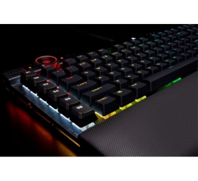 Corsair | Mechanical Gaming Keyboard | K100 RGB Optical | Wired | Mechanical Gaming Keyboard | US | Black/Red