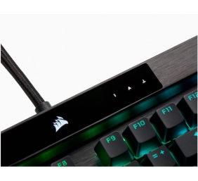 Corsair | Mechanical Gaming Keyboard | K100 RGB Optical | Wired | Mechanical Gaming Keyboard | US | Black/Red