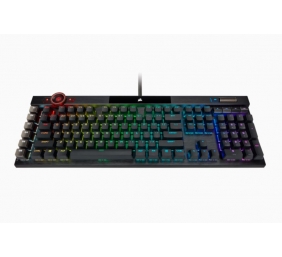 Corsair | Mechanical Gaming Keyboard | K100 RGB Optical | Wired | Mechanical Gaming Keyboard | US | Black/Red