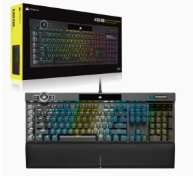 Corsair | Mechanical Gaming Keyboard | K100 RGB Optical | Wired | Mechanical Gaming Keyboard | US | Black/Red