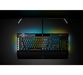 Corsair | Mechanical Gaming Keyboard | K100 RGB Optical | Wired | Mechanical Gaming Keyboard | US | Black/Red