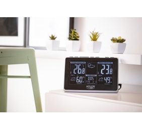 Adler | Weather station | AD 1175 | Black | White Digital Display