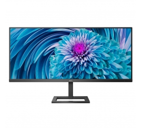Philips | UltraWide LCD monitor | 345E2AE | 34 " | IPS | WQHD | 21:9 | 75 Hz | 4 ms | 3440 x 1440 pixels | 300 cd/m² | HDMI ports quantity 2 | Black