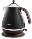 Delonghi Icona Vintage KBOV2001BK Standard kettle 2000 W 1.7 L Stainless steel 360° rotational base Black