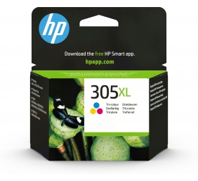 HP No.305XL kasečių rinkinys (3YM63AE), žydra, purpurinė, geltona kasetė