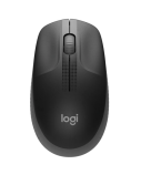 Logitech M190 Full-Size Belaidė pelė, RF Wireless, 1000 DPI, Charcoal