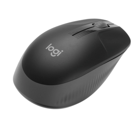 Logitech M190 Full-Size Belaidė pelė, RF Wireless, 1000 DPI, Charcoal