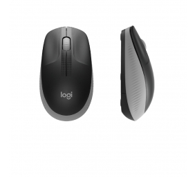 Logitech M190 Full-Size Belaidė pelė, RF Wireless, 1000 DPI, Mid Grey