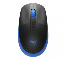 Logitech M190 Full-Size Belaidė pelė, RF Wireless, 1000 DPI, Mėlyna