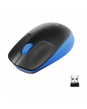 Logitech M190 Full-Size Belaidė pelė, RF Wireless, 1000 DPI, Mėlyna