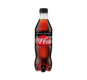 Gėrimas Coca Cola Zero pet 0,5 l (kaina nurodyta su užstatu už tarą)