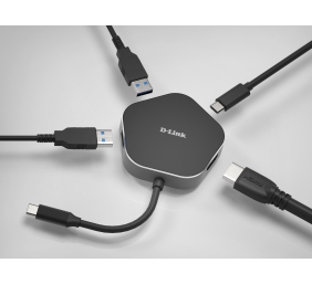 D-Link | 4-in-1 USB-C Hub with HDMI and Power Delivery | DUB-M420 | USB hub | USB Type-C