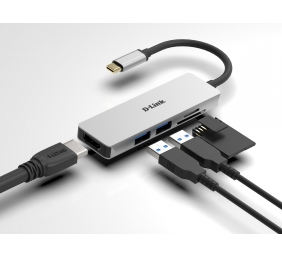 D-Link | 5-in-1 USB-C™ Hub with HDMI and SD/microSD Card Reader | DUB-M530 | USB Type-C