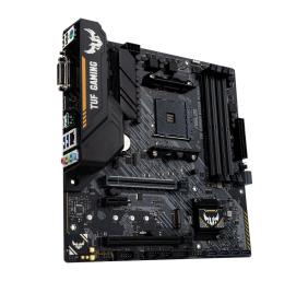 Asus | TUF GAMING B450M-PLUS II | Processor family AMD | Processor socket AM4 | DDR4 | Memory slots 4 | Number of SATA connectors 6 x SATA III | Chipset AMD B | Micro ATX