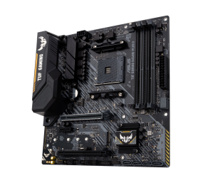 Asus | TUF GAMING B450M-PLUS II | Processor family AMD | Processor socket AM4 | DDR4 | Memory slots 4 | Number of SATA connectors 6 x SATA III | Chipset AMD B | Micro ATX