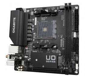 Gigabyte | A520I AC | Processor family AMD | Processor socket AM4 | DDR4 DIMM | Memory slots 2 | Number of SATA connectors 4 | Chipset AMD A | Mini ITX