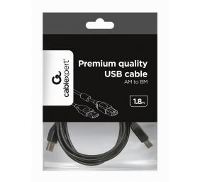 Cablexpert | 1.8m USB 2.0 A/B M | USB-A to USB-B USB A | USB B