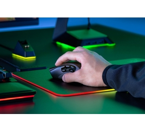 Razer Naga Pro Belaidė žaidimų pelė, RF Wireless, RGB apšvietimas, Optical 20000 DPI, Juoda